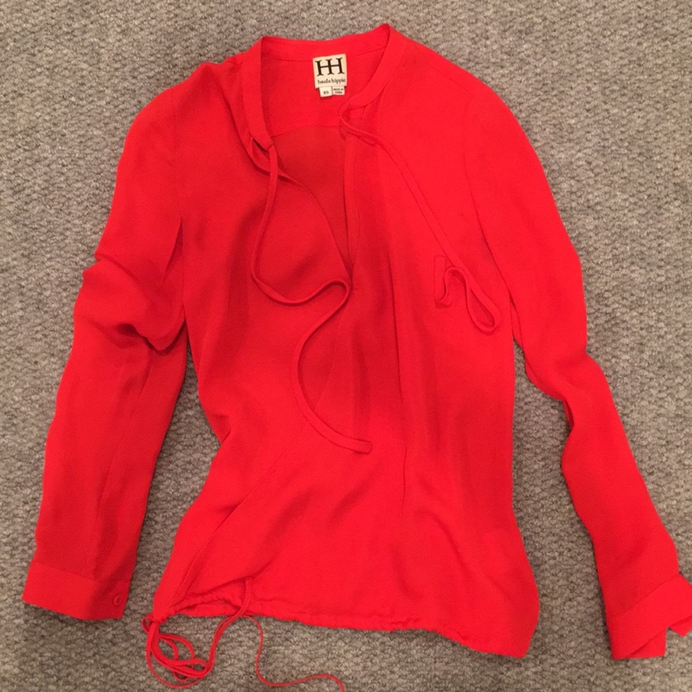 Haute Hippie Silk Top